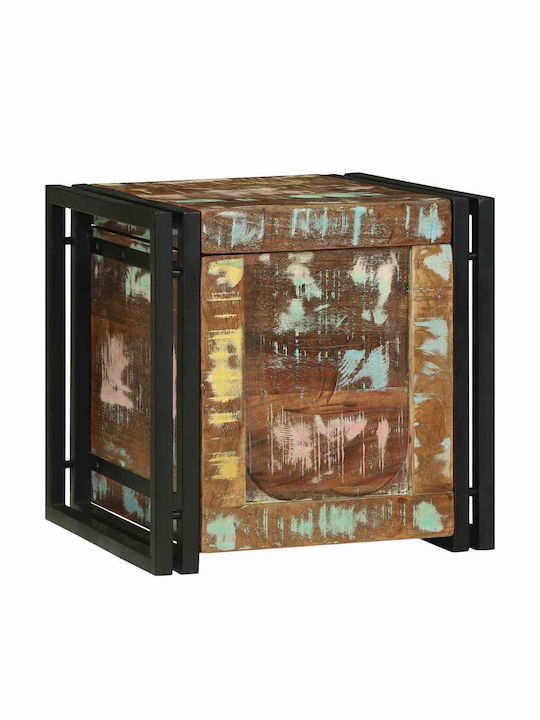 vidaXL Trunchi decorativ Lemn Multicolor 40x40x40buc