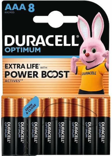Duracell Optimum Alkaline Batterien AAA 1.5V 8Stück