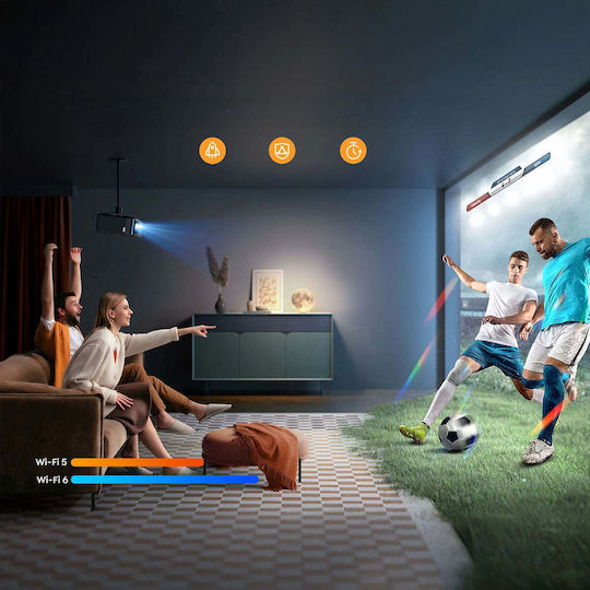 Yaber Projector LCD με Wi-Fi και Ενσωματωμένα Ηχεία