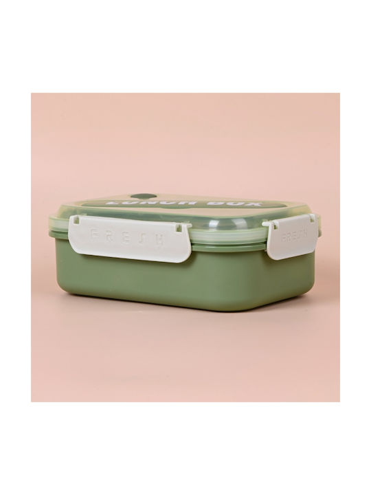 Uncle George Microwave Plastic Lunch Box Green 1100ml