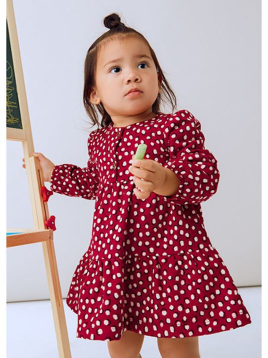 Kinderkleid Langärmelig Red