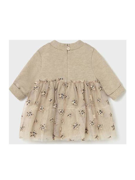 Mayoral Rochie pentru fete Din tul Beige