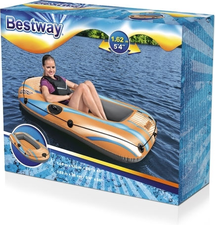 Bestway Children's Inflatable Boat Orange 96x162cm