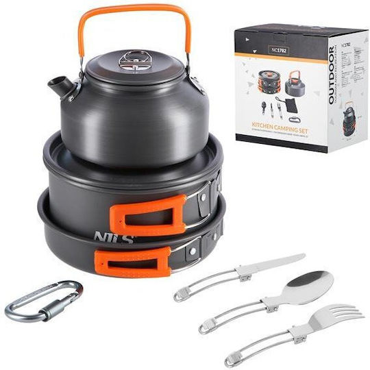 Nils Set de vase de gătit pentru Camping 1.5lt