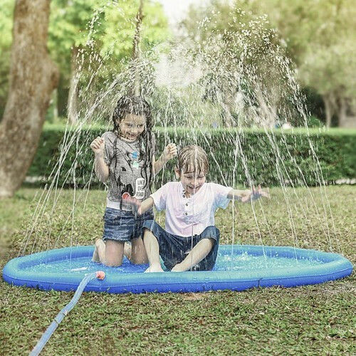 Kruzzel Inflatable Water Fountain "Sea Animals" 170cm