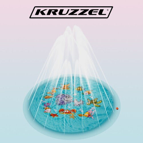 Kruzzel Inflatable Water Fountain "Sea Animals" 170cm