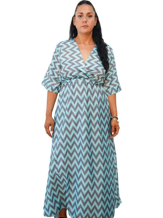 Maxi Φόρεμα Light Blue