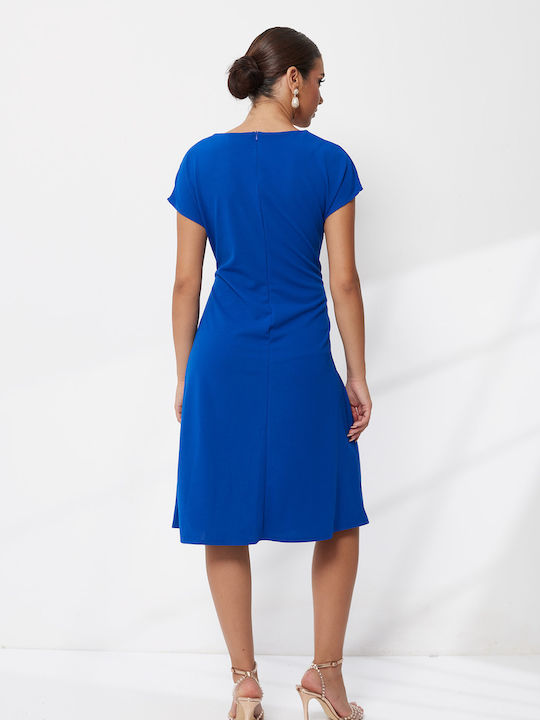 Summer Midi Dress Blue