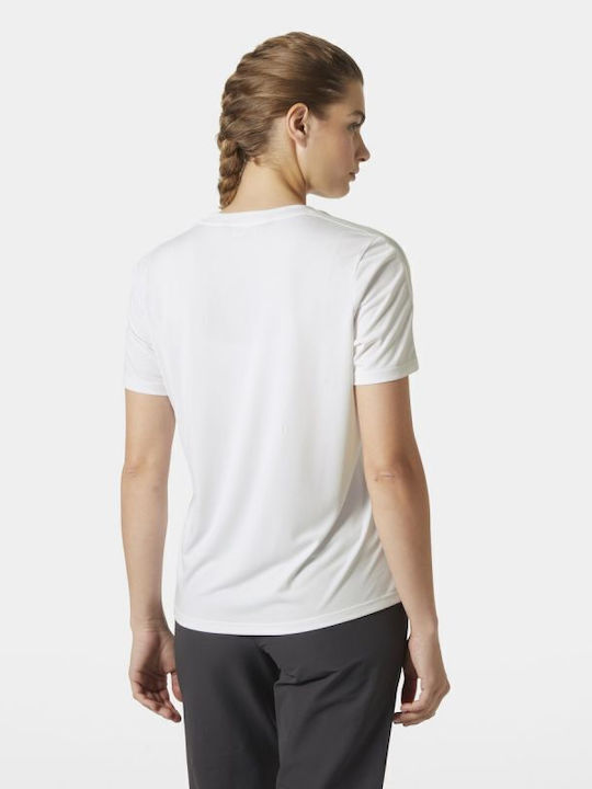 Γυναικείο Αθλητικό T-shirt με Διαφάνεια Λευκό