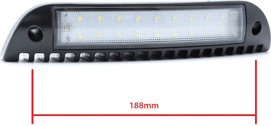 Faruri Auto Lampă de Lucru LED 18W Bară LED 23cm 12/24V 6000K Alb Rece R10 R23