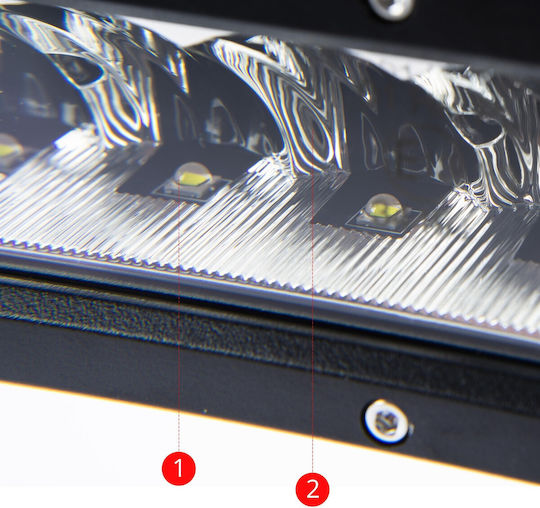 Led Arbeitslampe 160w Led Bar 46cm 12/24v 6000k Kaltweiß R10 R112 Off-road