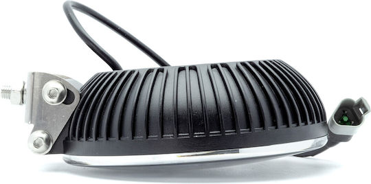 Led Work Lamp 51w Round 12/24v 6000k Cool White R7 R112 Off-road