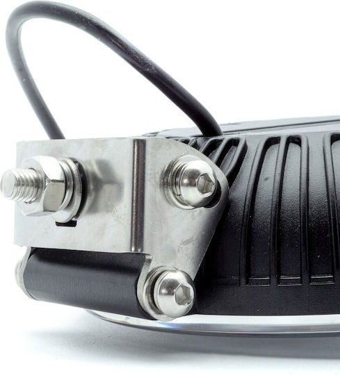 Led Work Lamp 51w Round 12/24v 6000k Cool White R7 R112 Off-road