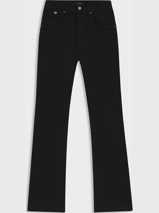 Γυναικείο Jean Παντελόνι σε Bootcut Εφαρμογή Black