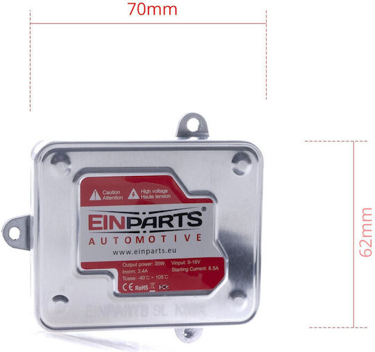 Xenon Hid H7 35W 5000K Digital 12V Slim Quick Start 35W 8.5A Set Starter