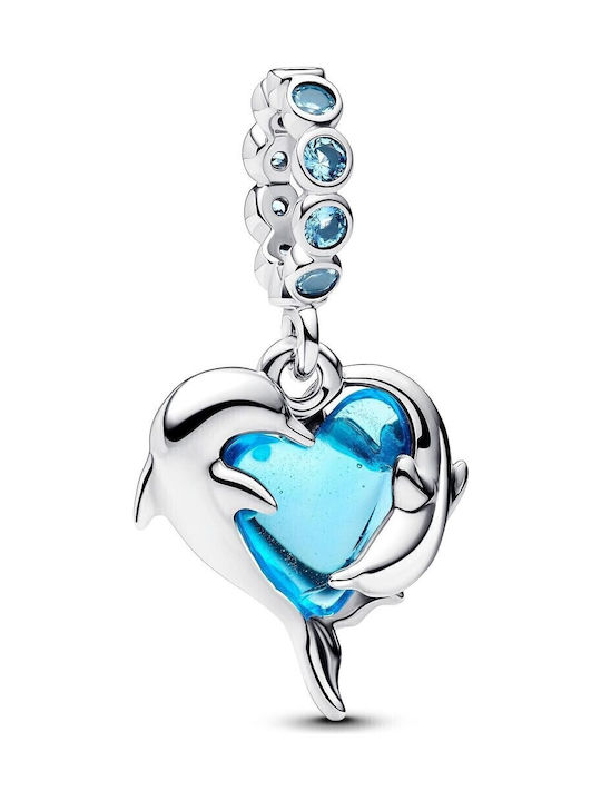 Pandora Charm Animal Din Argint Albastru