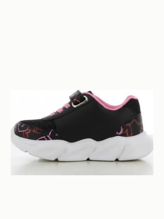 Minnie Mouse Kids Sneakers with Scratch Black