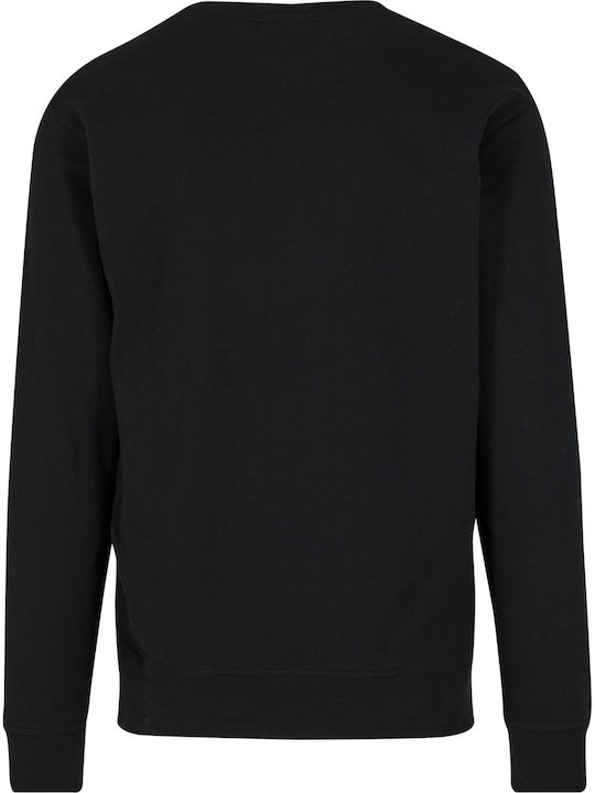 Wording Emb Sweatshirt Black