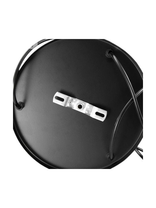 Diamond Adjustable Pendant Light Black Rail 25x25cm