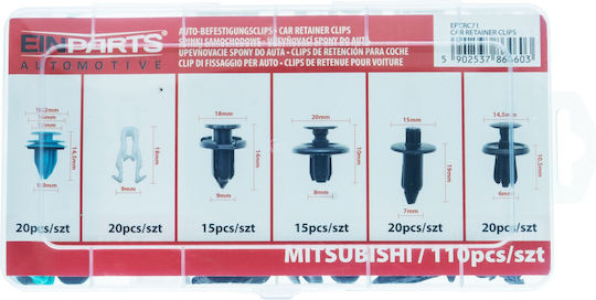 Clips Fasteners Dedicated Mitsubishi Set 110 Stück