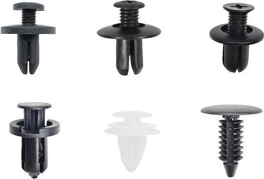 Set Universal De Clipsuri Din Plastic Pentru Mașină 100 Bucăți