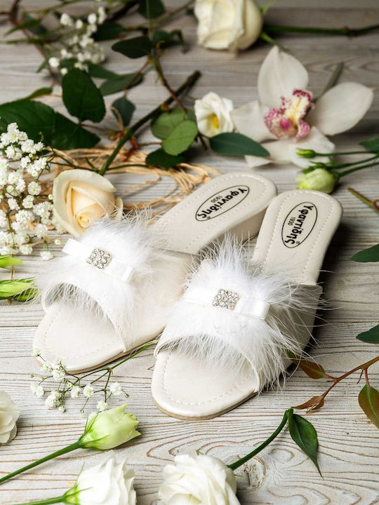 Bridal Women's Slippers White