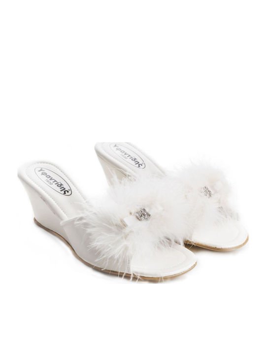 Bridal Women's Slippers White