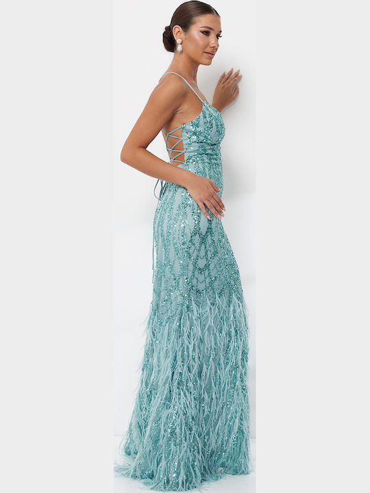 Maxi Abendkleid Türkis