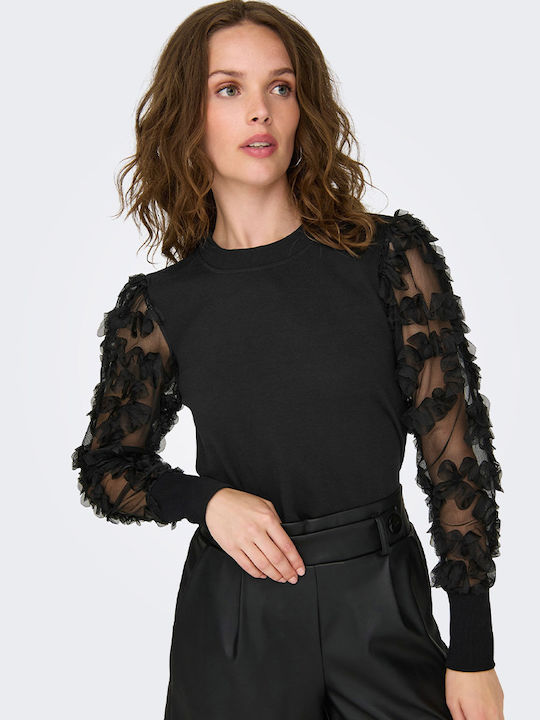 Women's Blouse Long Sleeve Black