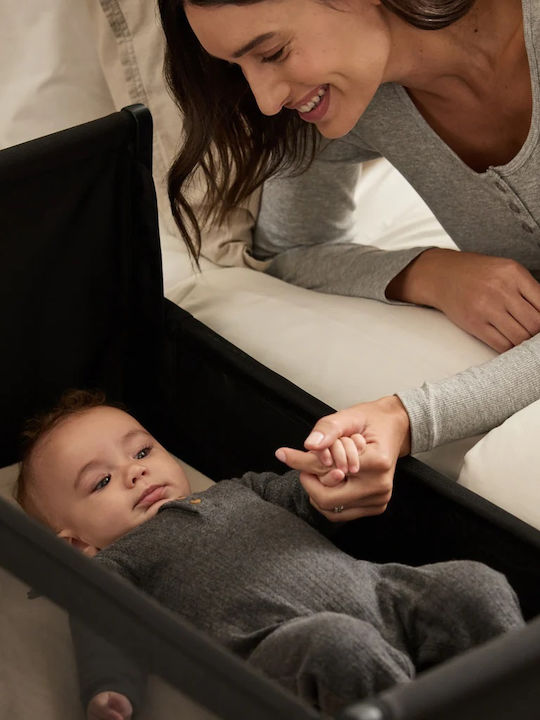 Snuz Cradle Snuzpod5 with Mattress and Wheels Gray