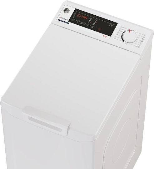 Hoover Πλυντήριο Ρούχων Άνω Φόρτωσης 8kg με Τεχνολογία Ατμού 1000 Στροφών THOSQ085D2-S