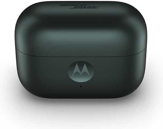Motorola Moto Buds Loop Bluetooth Handsfree Ακουστικά με Αντοχή στον Ιδρώτα και Θήκη Φόρτισης Πράσινα