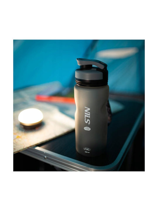 Nils Sticla de apa Plastic 600ml Negru