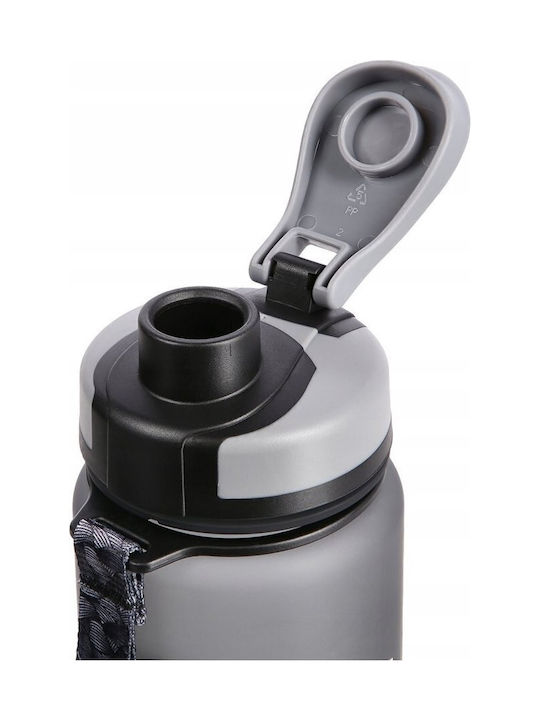 Nils Water Bottle Plastic 600ml Black
