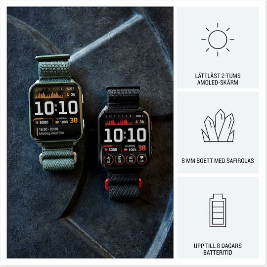 Garmin Venu X1 Titanium 46mm Waterproof Smartwatch with Heart Rate Monitor (Black with Slate Titanium)