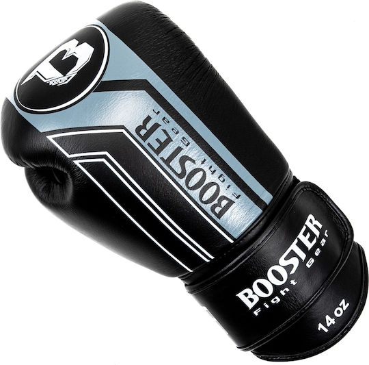 Booster Mănuși de Box din Piele pentru Competiție Negre