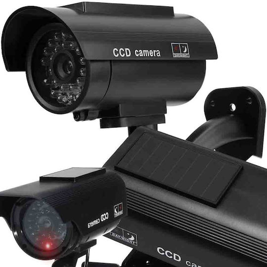 Dummy Security Camera Solar Panel Led Operation