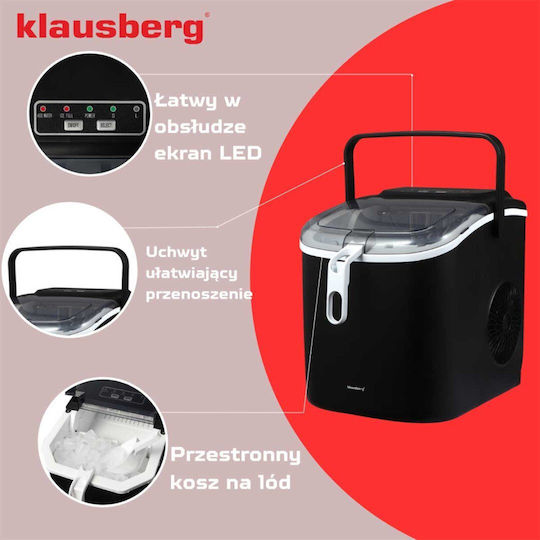 Klausberg Mașină de gheață cu producție zilnică de 12kg KB-7882