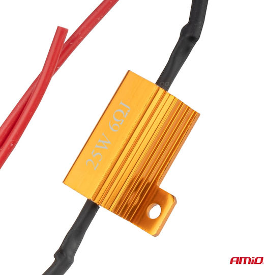Резистор Canbus Led Крушки 6Ω 25W Amio-04092