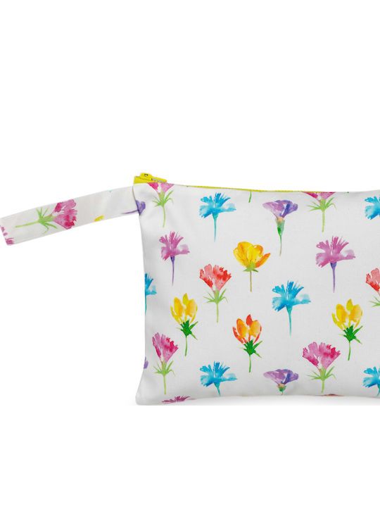 Bleecker&love Wristlet U617a00897t1 Λευκο Floral Πολ Μο 71.01.002 Medium Bag-blossom
