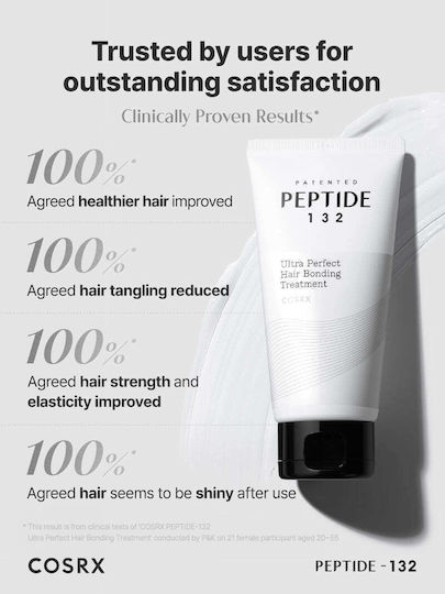 Cosrx Peptide 132 Haarmaske für Reparatur mit Arganöl Keratin Hyaluronsäure Peptide & Niacinamid 120ml