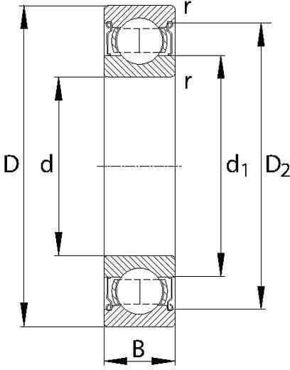 Skf 60052rs Ordinary Ball Bearing 25x47x12 Mm