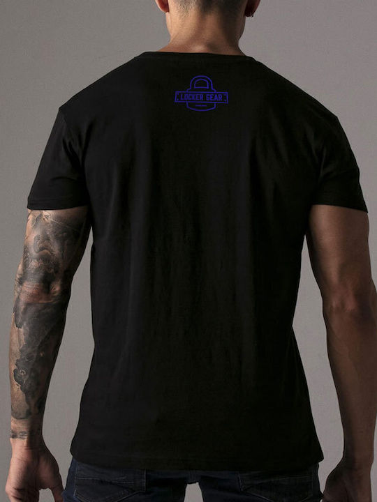 Locker Gear Lockergear T-shirt Black With Blue
