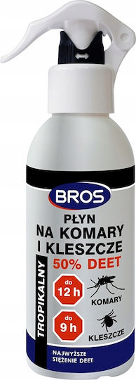 Bros 50% Εντομοαπωθητικό Spray DEET με Ισχυρή Δράση 130ml