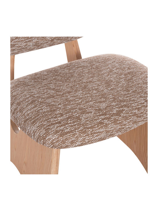 Bellisi Dining Room Fabric Chair Coffee 53x56x78cm 2pcs