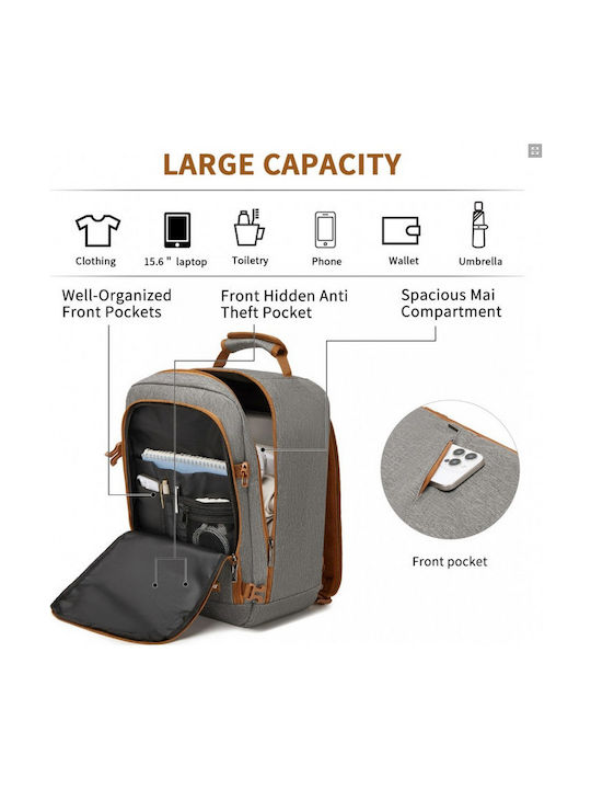 Miss Lulu Backpack Γκρι