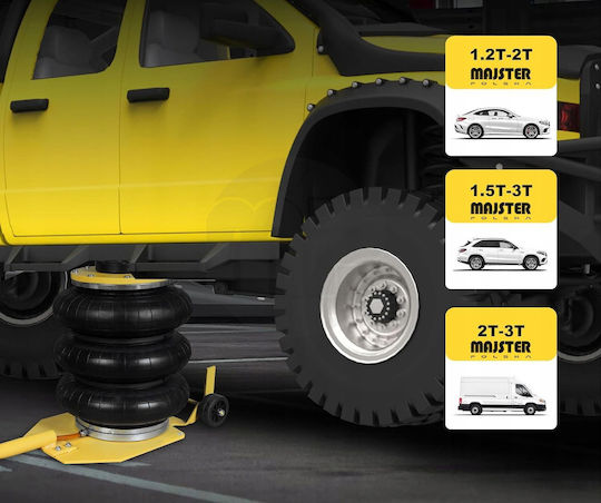 Majster Polska Jack Air with Lifting Capacity up to 43cm and Weight Capacity up to 3.5 Tons