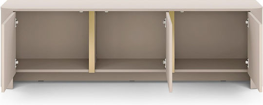 Έπιπλο Τηλεόρασης Bari Μπεζ Μ168xΠ39xΥ52cm