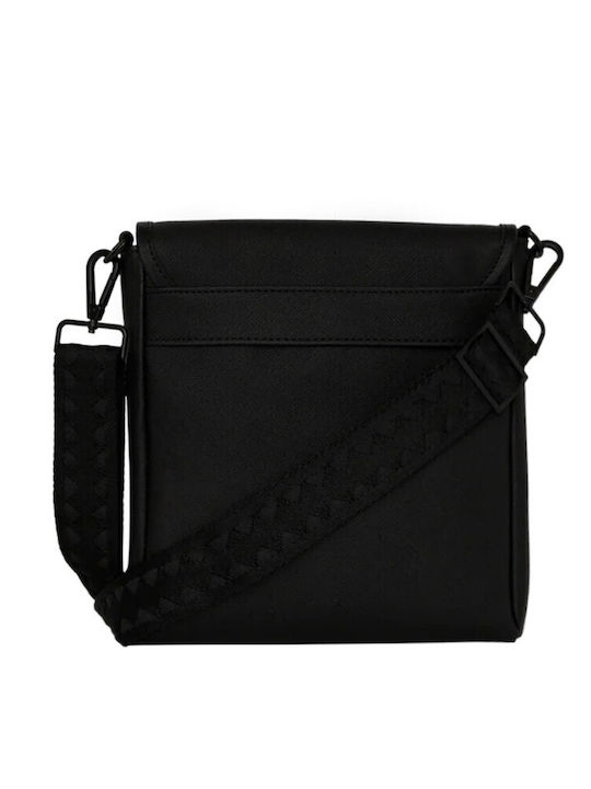 Fly Knit Mouth Men's Bag Shoulder / Crossbody Black