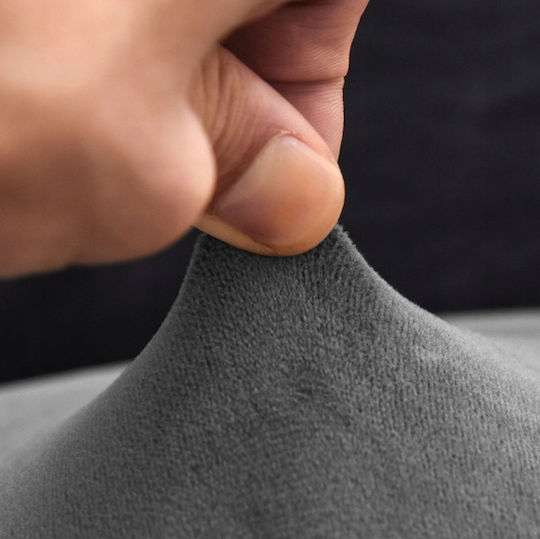 Ubieramy Meble Elastische Abdeckung für Stuhl Grau 50x50cm
